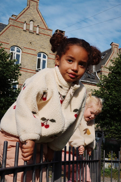 Konges Sløjd JODY TEDDY JACKET GRS - MON GRAND CITRON Konges Sløjd