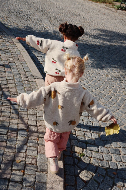 Konges Sløjd JODY TEDDY JACKET GRS - MON GRAND CITRON Konges Sløjd