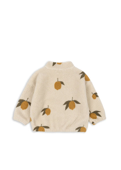 Konges Sløjd JODY TEDDY JACKET GRS - MON GRAND CITRON Konges Sløjd