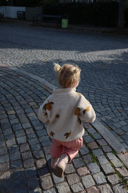 Konges Sløjd JODY TEDDY JACKET GRS - MON GRAND CITRON Konges Sløjd