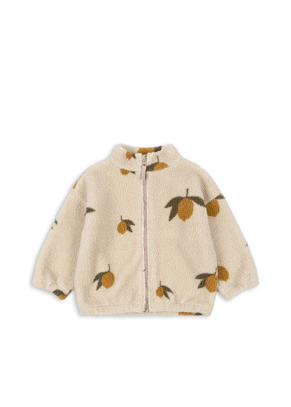 Konges Sløjd JODY TEDDY JACKET GRS - MON GRAND CITRON Konges Sløjd