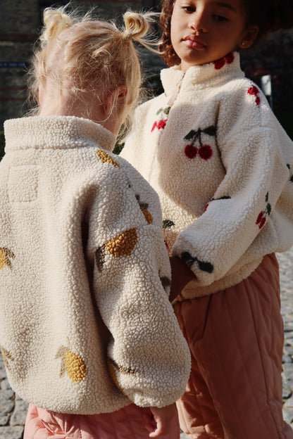 Konges Sløjd JODY TEDDY JACKET GRS - MON GRAND CITRON Konges Sløjd