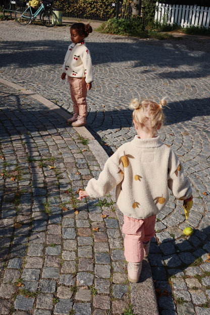 Konges Sløjd JODY TEDDY JACKET GRS - MON GRAND CITRON Konges Sløjd