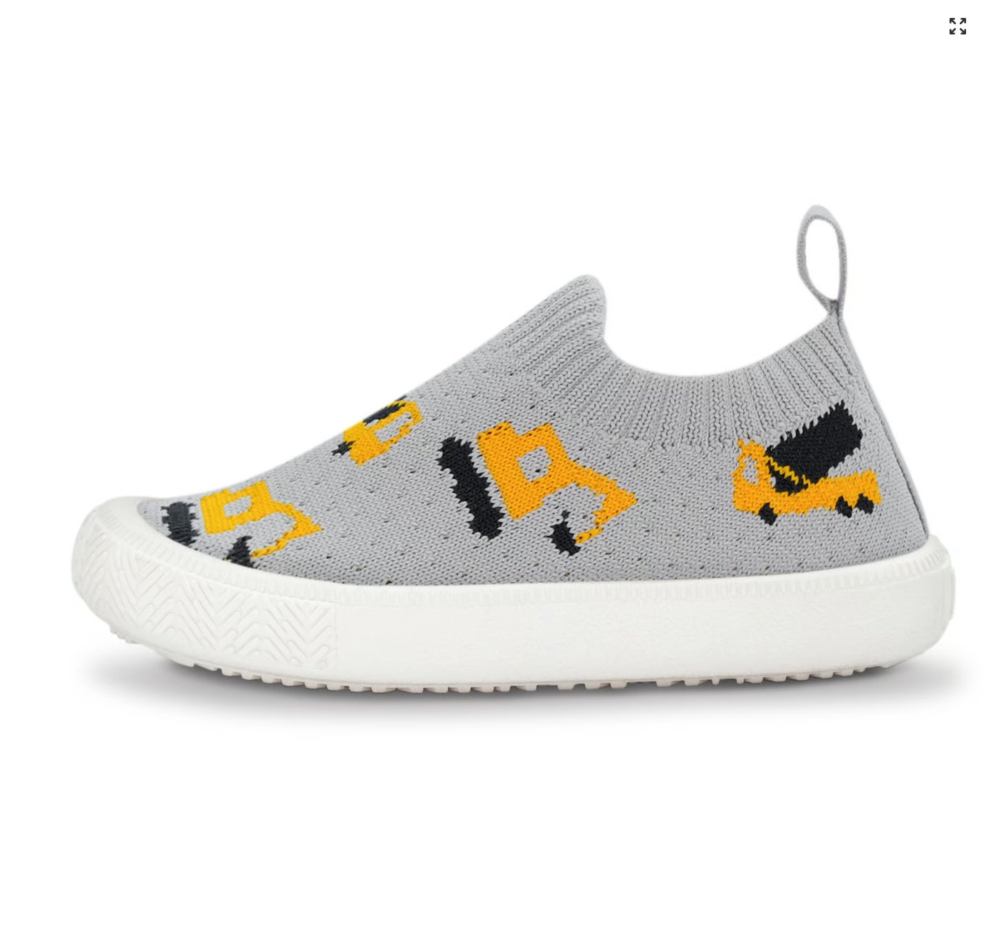 Jan &amp; Jul Kids Graphic Slip On Shoes | Grey Construction Jan &amp; Jul