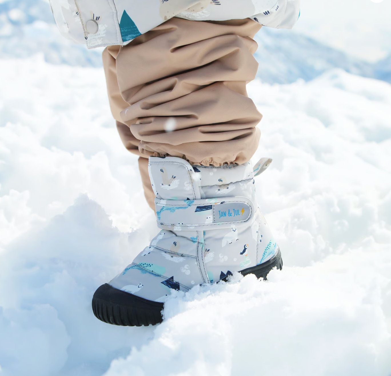 Jan &amp; Jul Jan&amp; Jul Kids Insulated Ankle Boots | Polar Pals Jan &amp; Jul