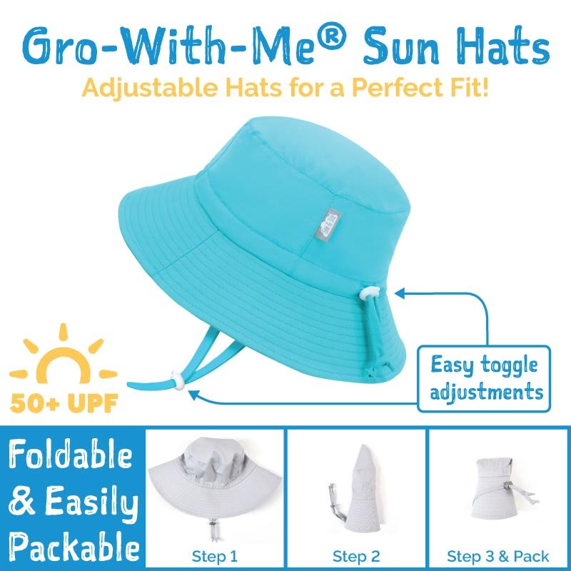Jan &amp; Jul Kids Water Repellent Bucket Hats | Shark Jan &amp; Jul
