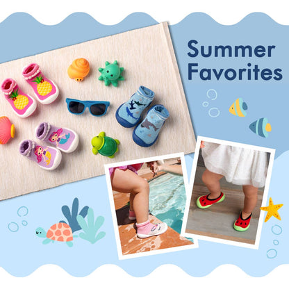 Komuello - Komuello first walker baby sock shoes - Aeroplanes Komuello