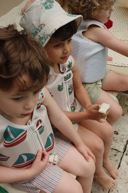 Konges Sløjd ELLIS SWIM VEST - stripe bluie Konges Sløjd