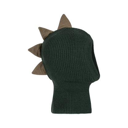 Konges Sløjd ANIMAL BALACLAVA - Green DIno Konges Sløjd