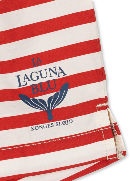 Konges Sløjd ASNOU SWIM SHORTS - stripe rouge Konges Sløjd New Collection