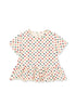 Konges Sløjd BASIC FRILL TEE GOTS - coeur coloré Konges Sløjd
