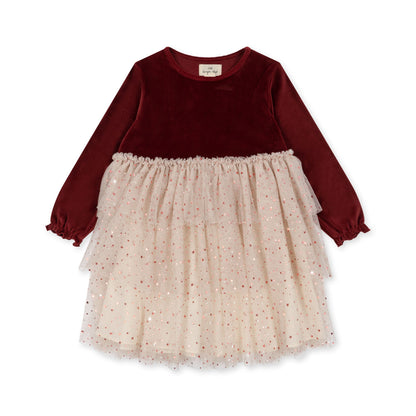 Konges Sløjd Belis Velvet Dress Red Dahlia Konges Sløjd