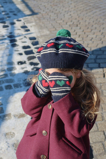 Konges Sløjd BELOU MITTENS - heart Konges Sløjd New Collection