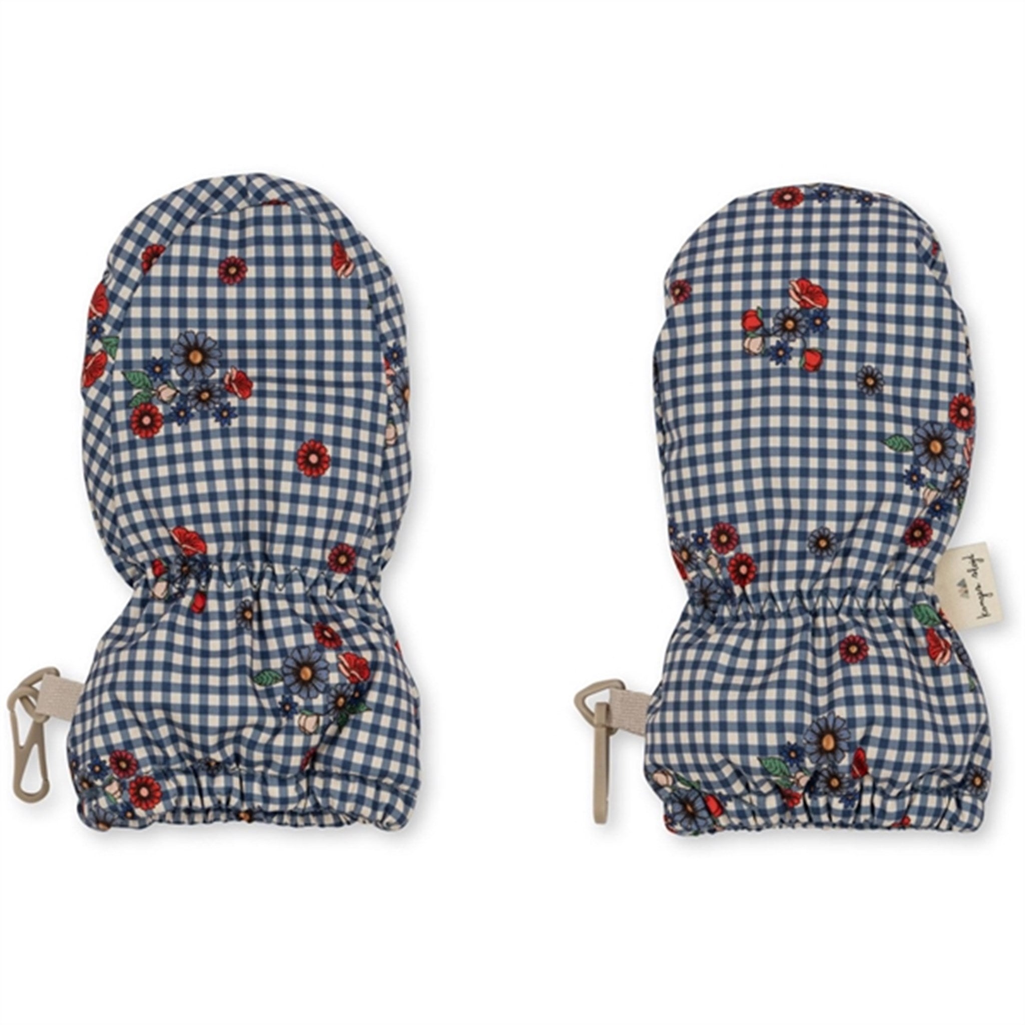 Konges Sløjd Blossom Check Nutti Baby Down Gloves Konges Sløjd
