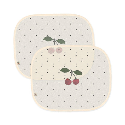 Konges Sløjd Navy Dot 2 Pack Car Sunshade