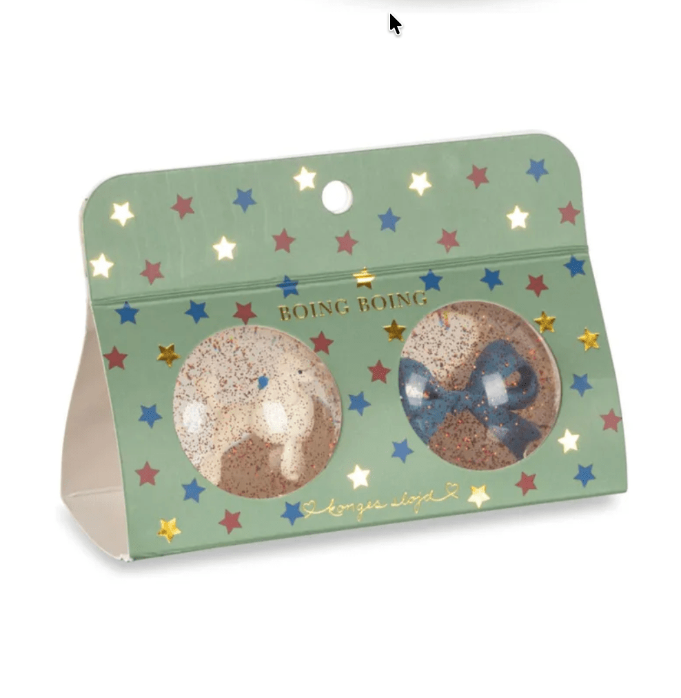 Konges Sløjd chrismtas BOUNCING BALL SETS - Poodle/Bow Konges Sløjd