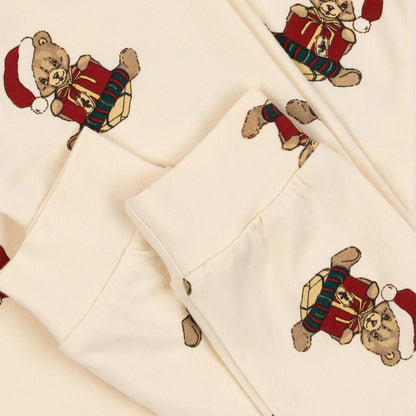 Konges Sløjd Christmas Teddy Basic Blouse/Pants Set Konges Sløjd