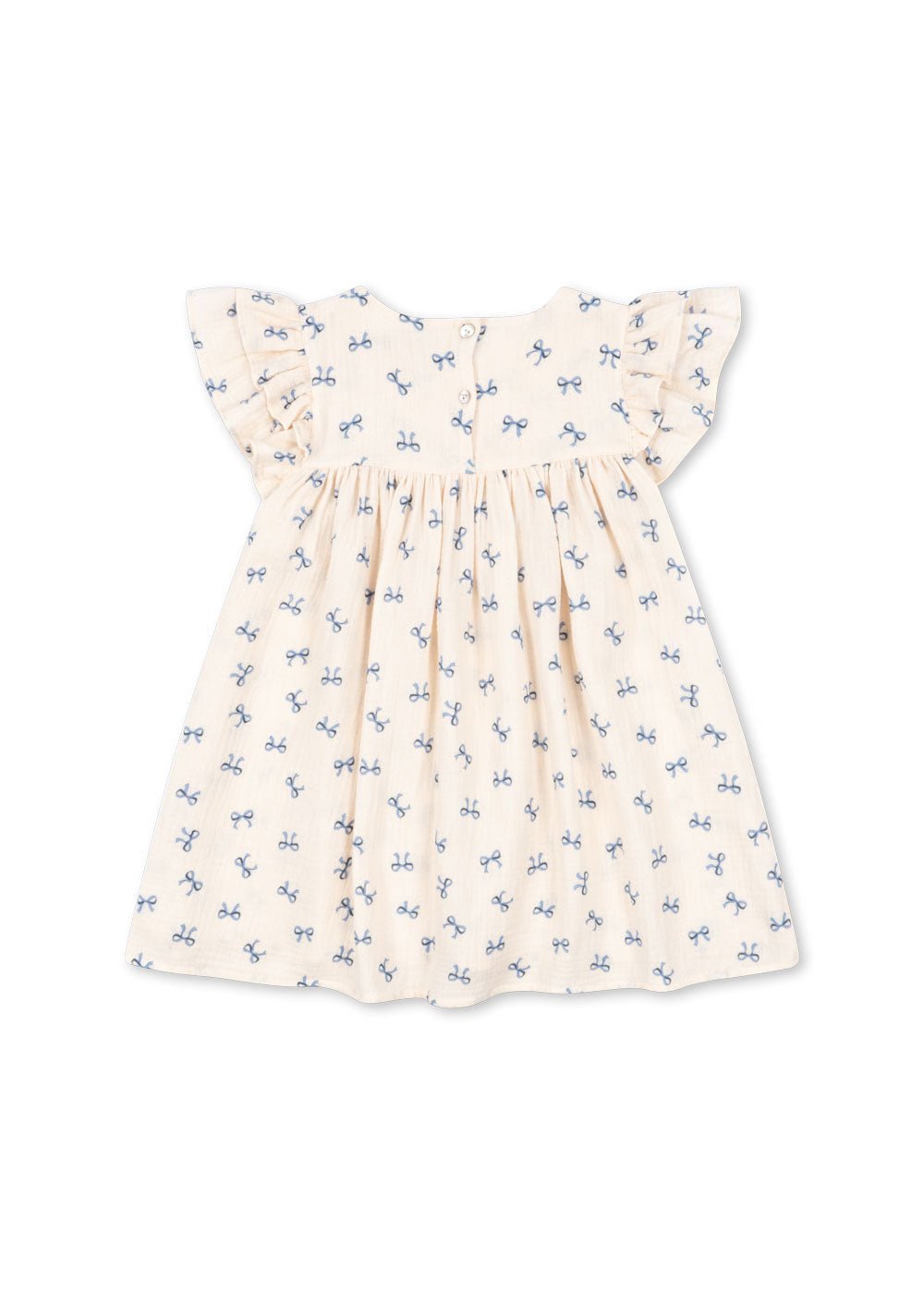 Konges Sløjd COCO DRESS GOTS - bow bleu Konges Sløjd