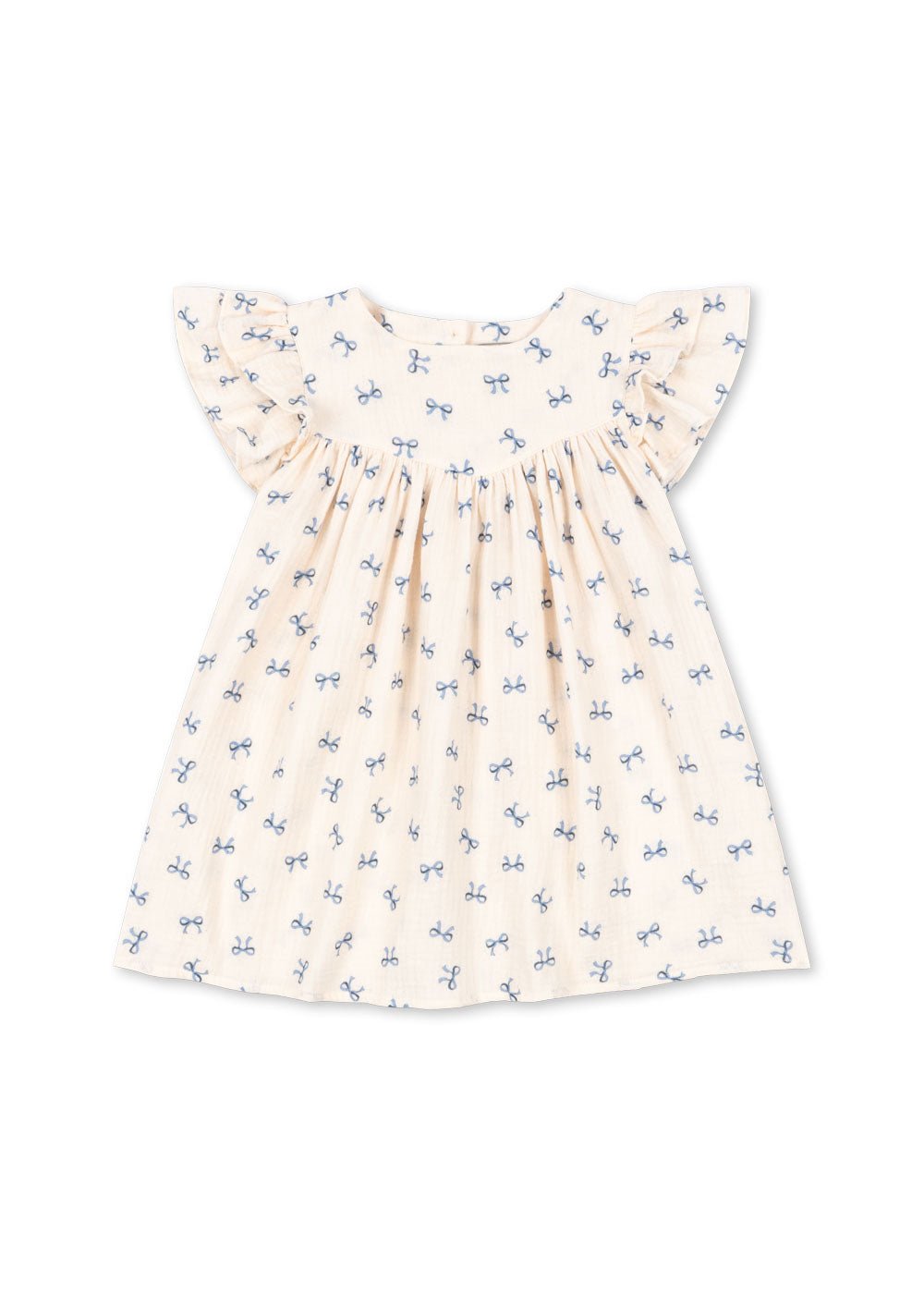 Konges Sløjd COCO DRESS GOTS - bow bleu Konges Sløjd