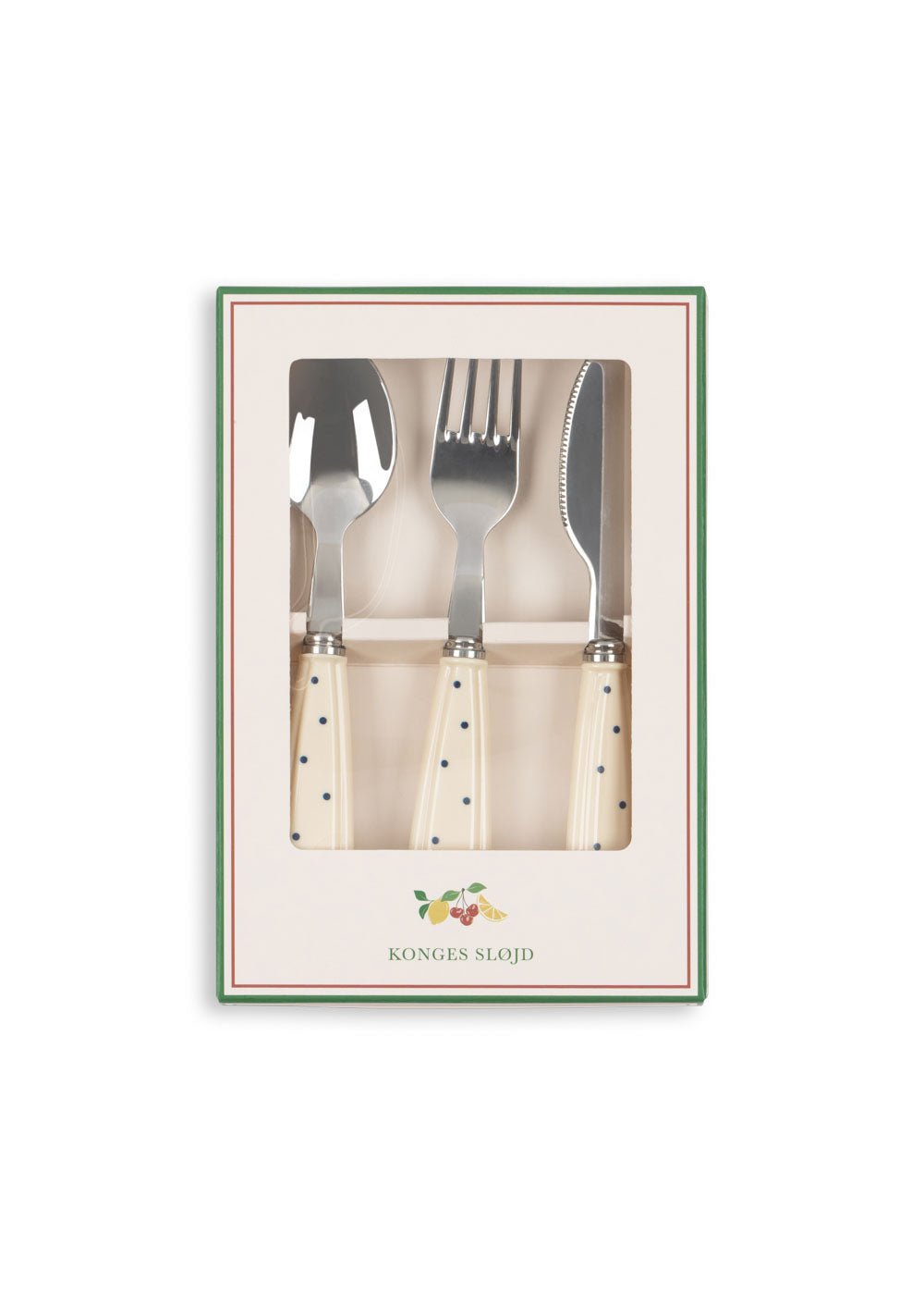Konges Sløjd CUTLERY SET - navy dot Konges Sløjd New Collection