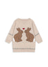 Konges Sløjd ELI KNIT DRESS - OFF WHITE MELANGE Konges Sløjd