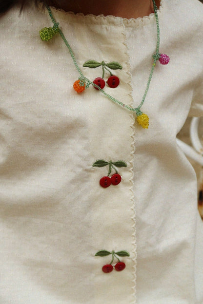 Konges Sløjd EVIA CHERRY DRESS - cloud cream Konges Sløjd New Collection