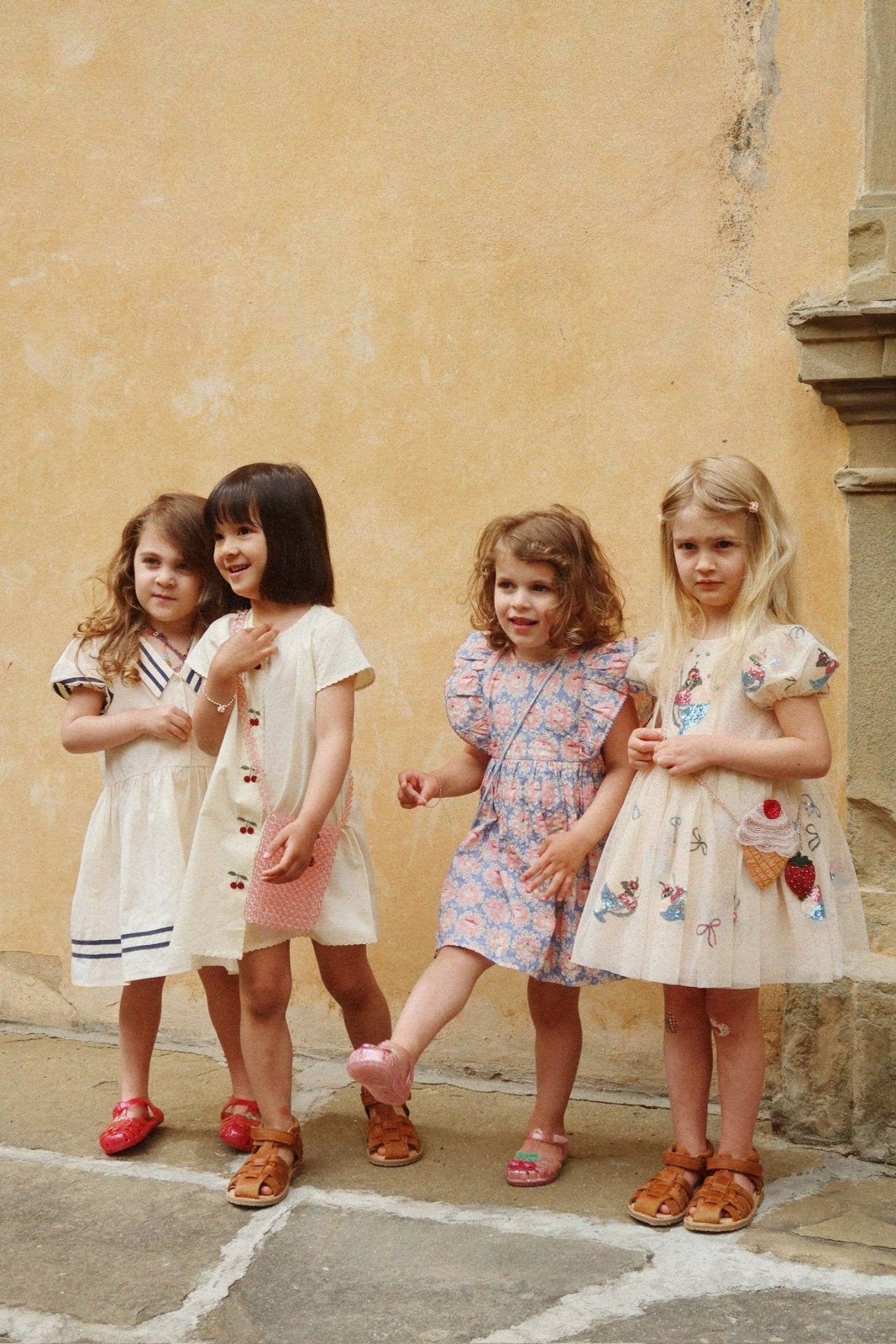 Konges Sløjd EVIA CHERRY DRESS - cloud cream Konges Sløjd New Collection