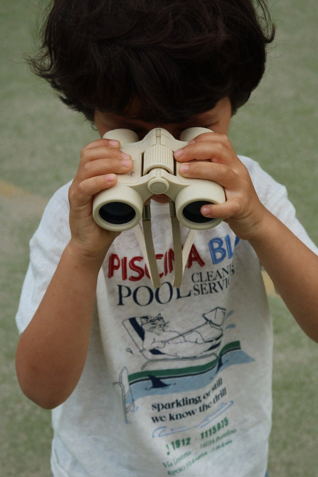 Konges Sløjd EXPLORER BINOCULARS - lemon aop Konges Sløjd New Collection