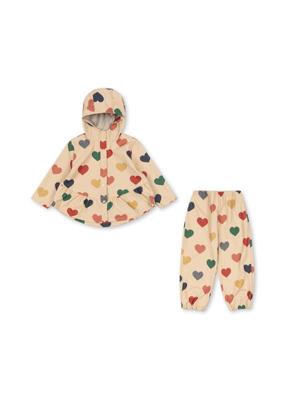 Konges Sløjd FAIRE RAIN SET - bon coeur coloré Konges Sløjd