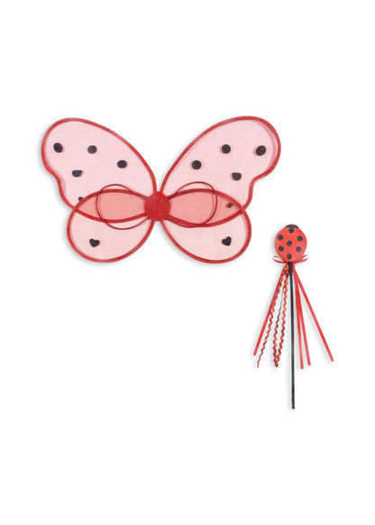Konges Sløjd FAIRY LADYBUG COSTUME - ladybug glitter Konges Sløjd