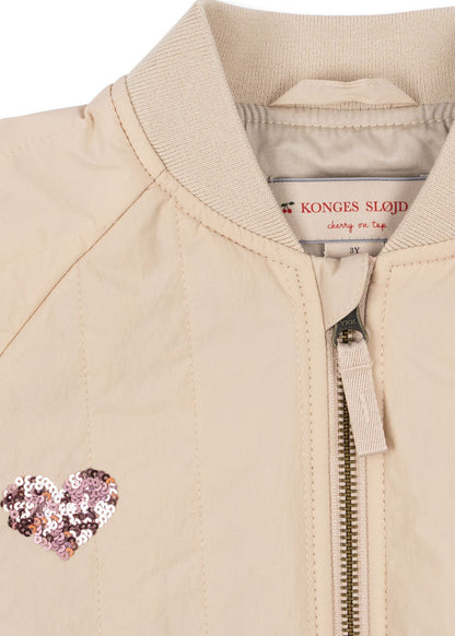 Konges Sløjd JUNO SEQUIN BOMBER JACKET - smoke gray Konges Sløjd New Collection