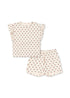 Konges Sløjd LIN FRILL SET GOTS - cherry motif Konges Sløjd