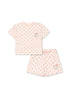 Konges Sløjd LIN TEE SET - rosewater dot
