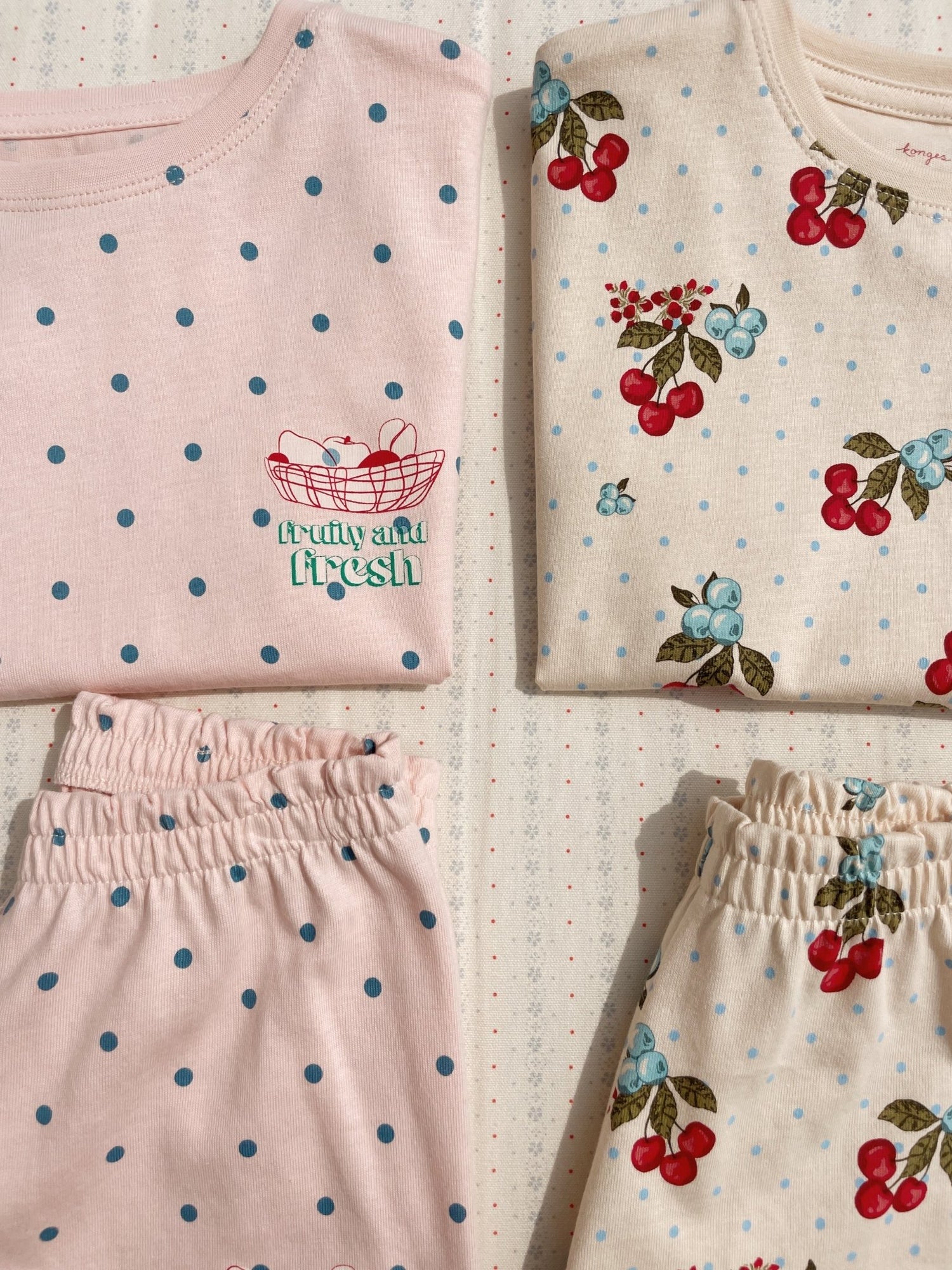 Konges Sløjd LIN TEE SET - rosewater dot Konges Sløjd New Collection