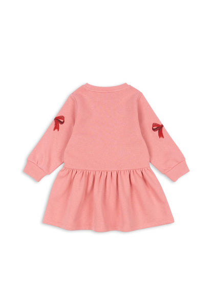 Konges Sløjd LOU BOW SWEAT DRESS - strawberry ice Konges Sløjd New Collection