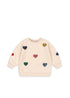 Konges Sløjd LOU SWEAT SHIRT - multi heart Konges Sløjd New Collection