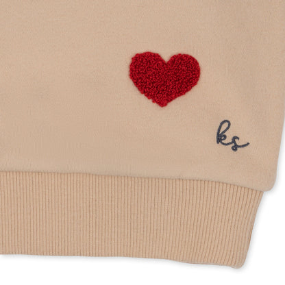 Konges Sløjd Lou Sweatshirt – Shifting Sand | Organic Kids Pullover Konges Sløjd