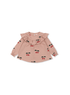 Konges Sløjd Malli Cherry Glitter Blouse Gots - Mellow Ma Grande Cerise Konges Sløjd
