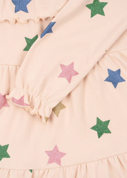 Konges Sløjd MALLI GLITTER DRESS GOTS - STAR GLITTER Konges Sløjd