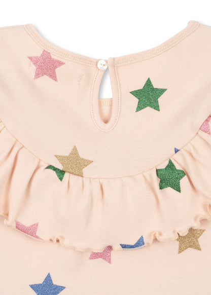 Konges Sløjd MALLI GLITTER DRESS GOTS - STAR GLITTER Konges Sløjd