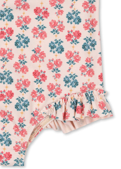 Konges Sløjd Manuca Long Sleeve Swimsuit - Lumina Rose