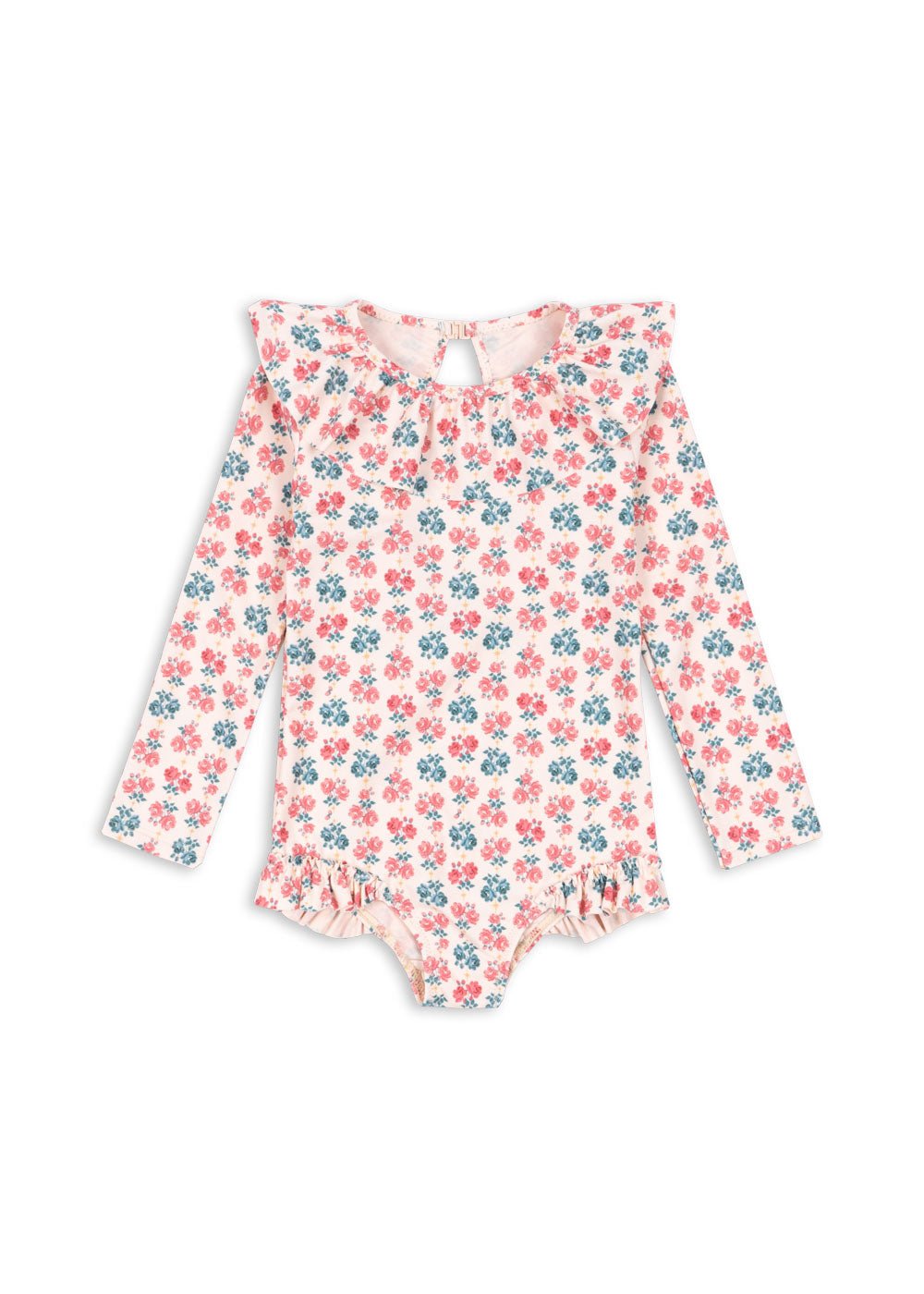 Konges Sløjd Manuca Long Sleeve Swimsuit - Lumina Rose