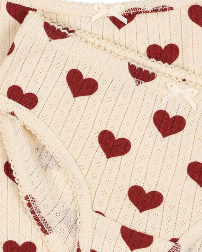 konges sløjd MINNIE Underwear set in amour rouge konges sløjd