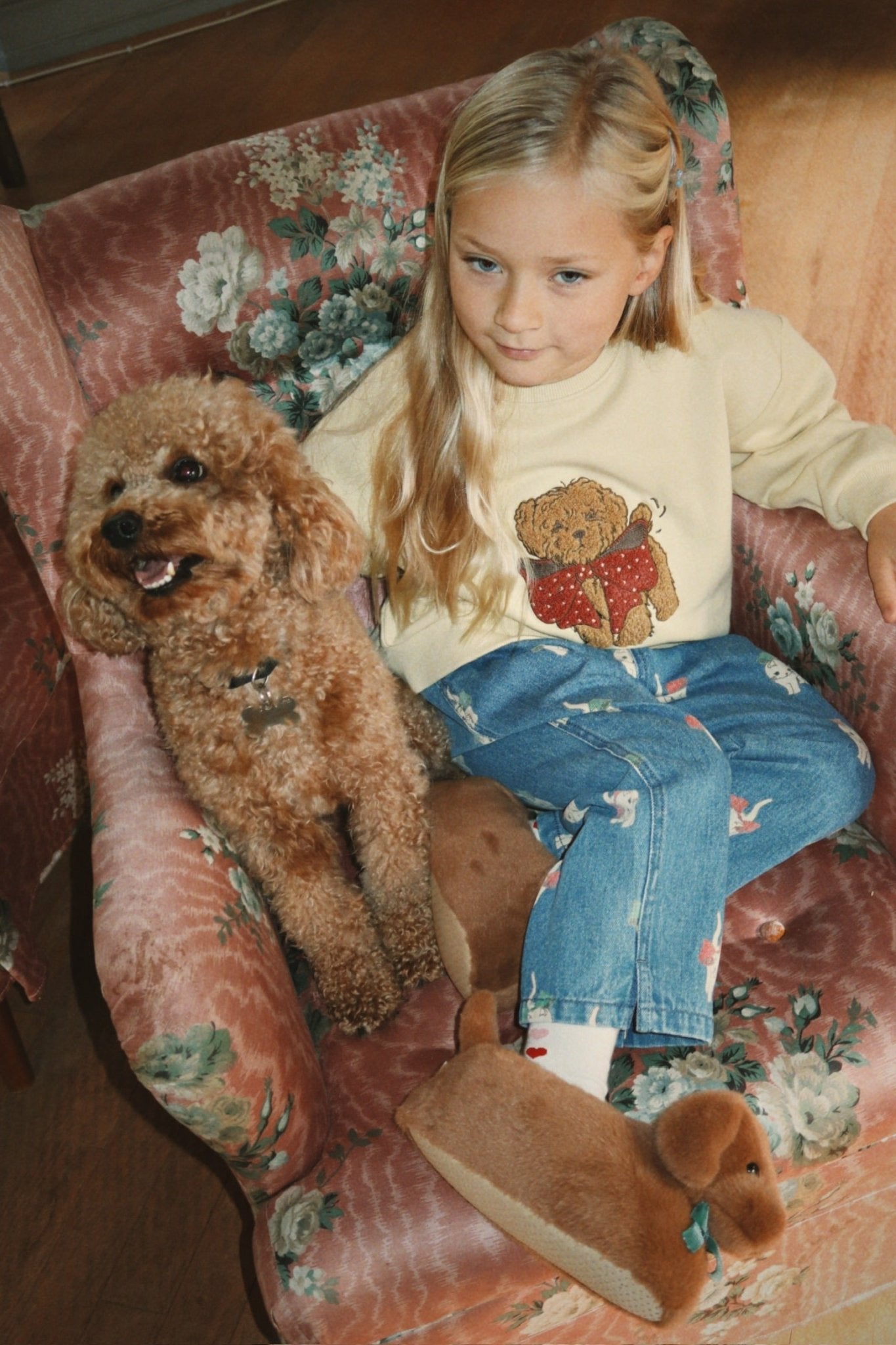 Konges Sløjd SAUSAGE DOG FOOTIES - chicory coffe Konges Sløjd Limited Collection