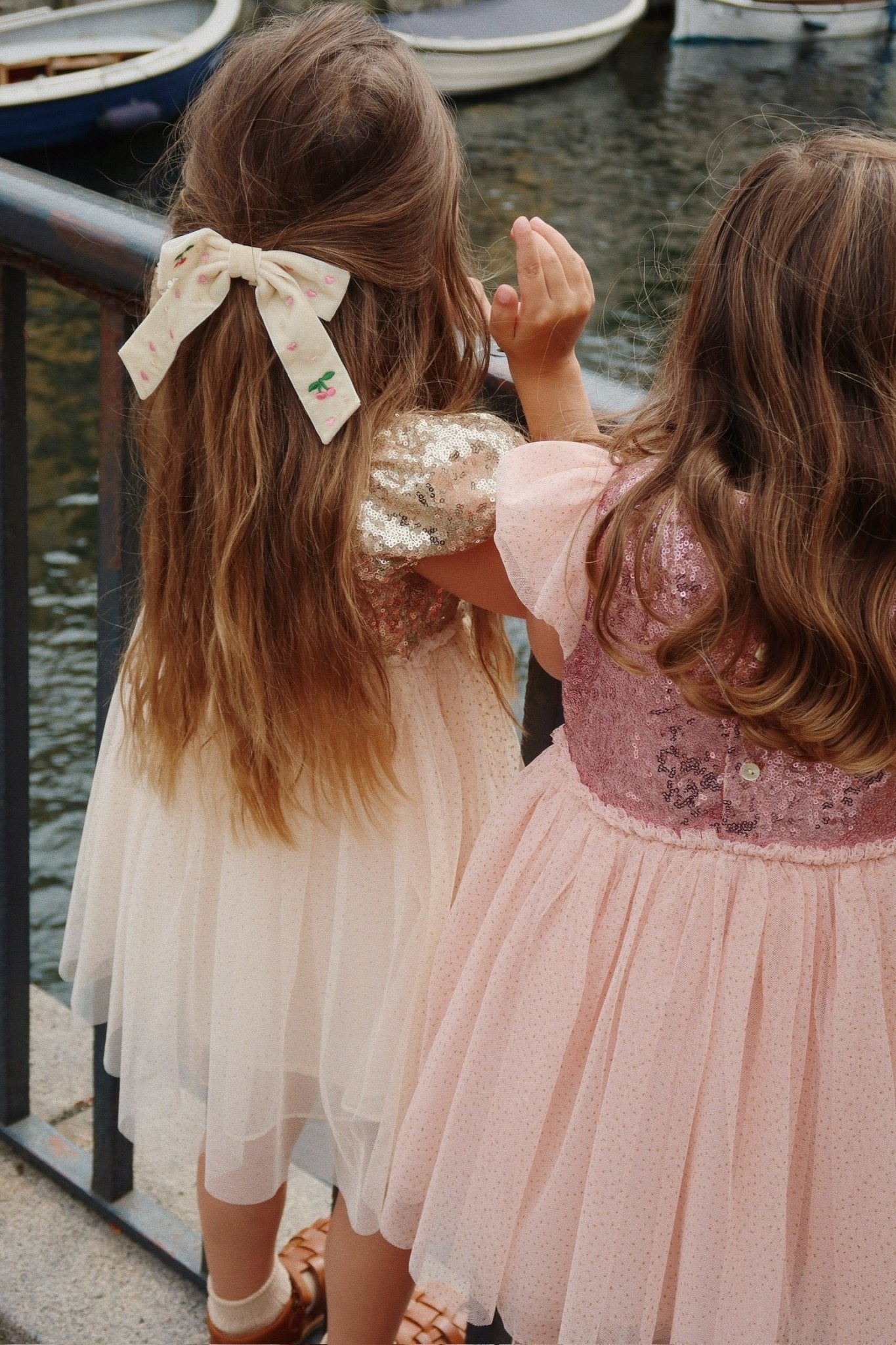 Konges Sløjd STARLA PUFF SLEEVE DRESS - gold blush Konges Sløjd