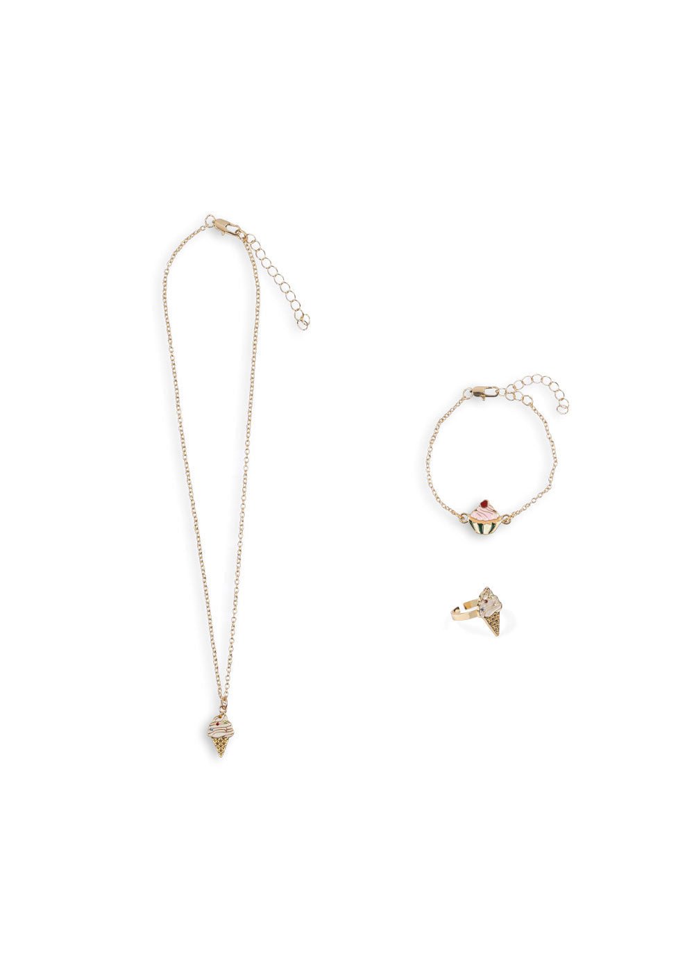 Konges Sløjd SWEET JEWELLERY SET - gold Konges Sløjd New Collection