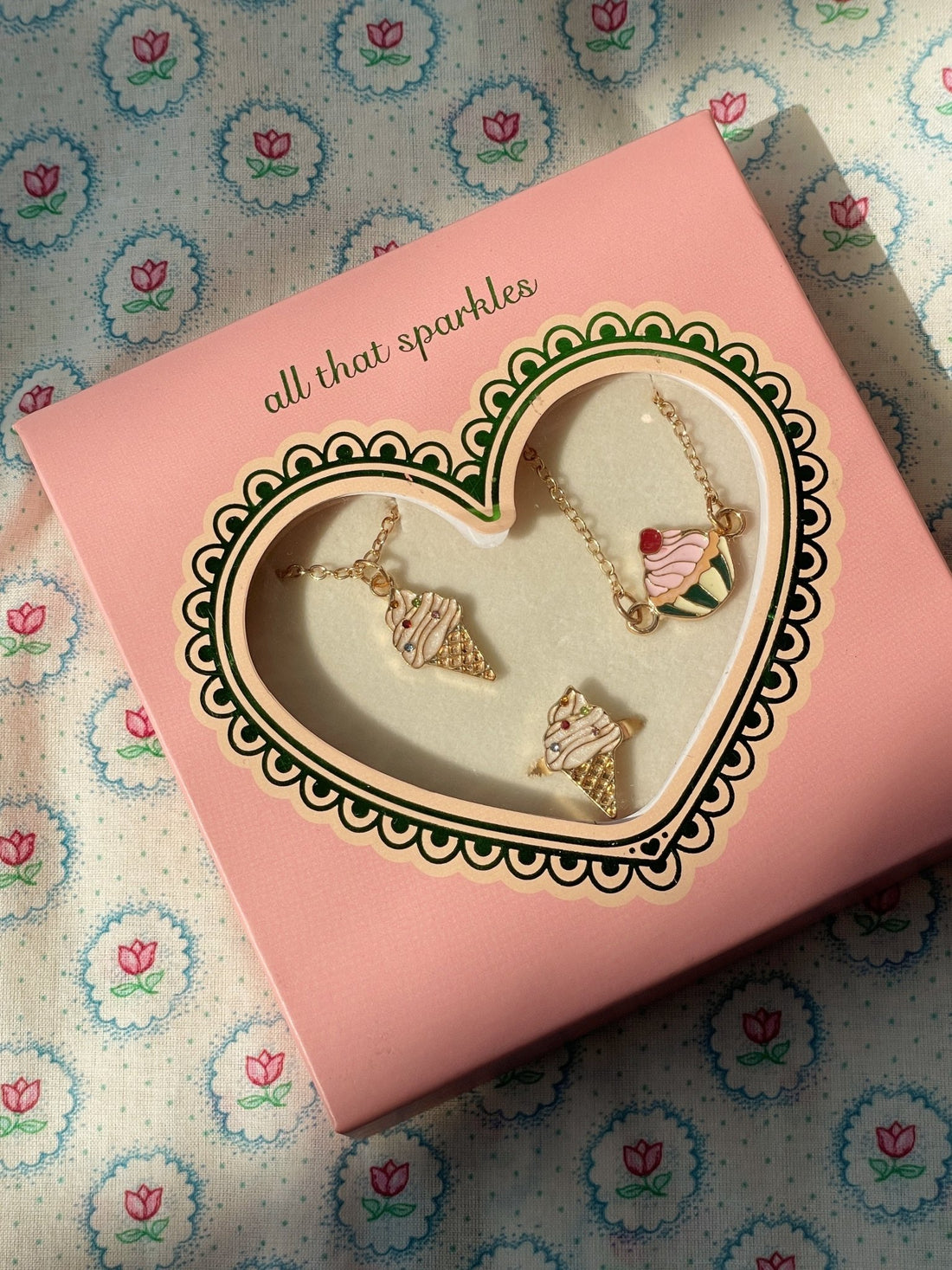 Konges Sløjd SWEET JEWELLERY SET - gold Konges Sløjd New Collection