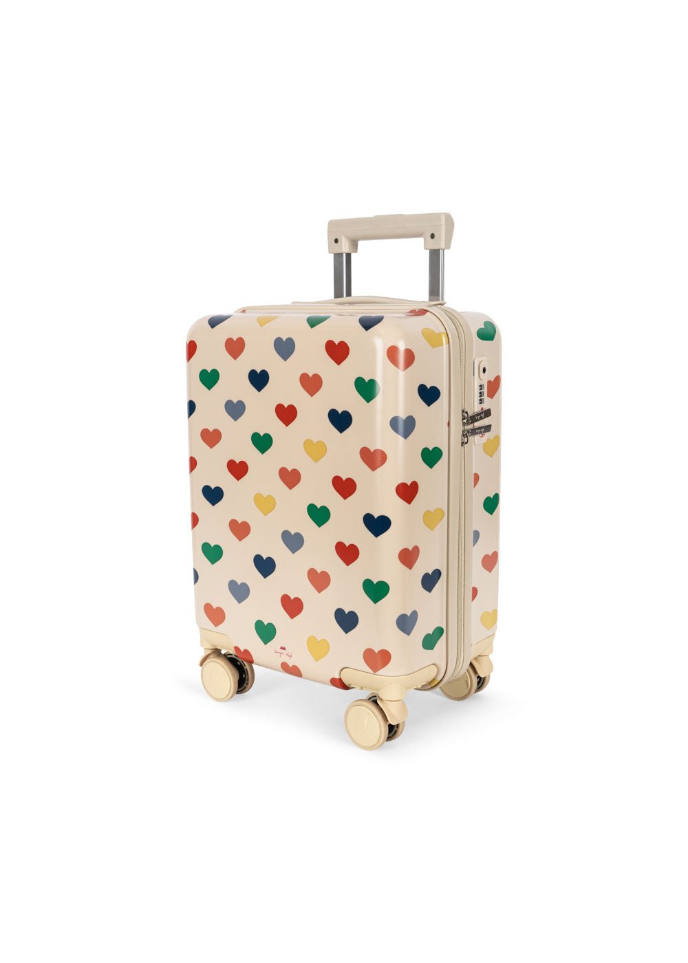 Konges Sløjd Travel Suitcase – Bon Cœur Coloré | Kids Cabin Luggage with TSA Lock Konges Sløjd New Collection