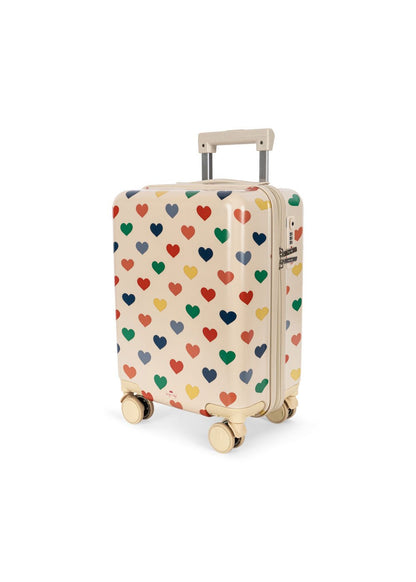Konges Sløjd Travel Suitcase – Bon Cœur Coloré | Kids Cabin Luggage with TSA Lock Konges Sløjd New Collection