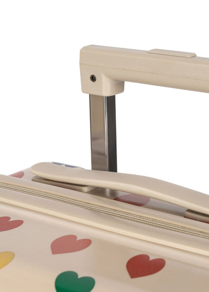Konges Sløjd Travel Suitcase – Bon Cœur Coloré | Kids Cabin Luggage with TSA Lock Konges Sløjd New Collection